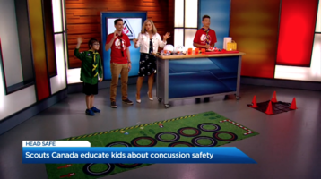Scouts Canada educates kids about concussion safety