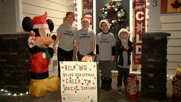 Group of Kamloops boys collecting chocolates to sweeten Christmas for seniors